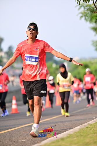 Race photo from CISANGKAN KBP CITY RUN 2025