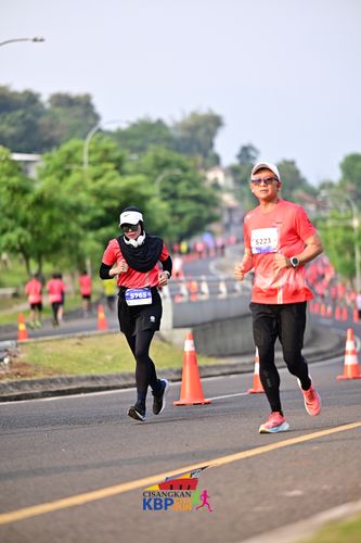 Race photo from CISANGKAN KBP CITY RUN 2025