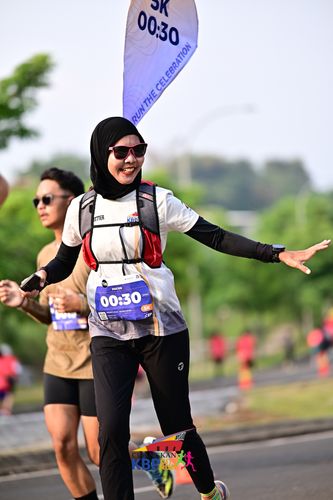 Race photo from CISANGKAN KBP CITY RUN 2025