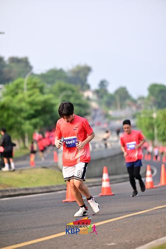 Race photo from CISANGKAN KBP CITY RUN 2025