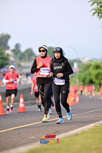 Race photo from CISANGKAN KBP CITY RUN 2025