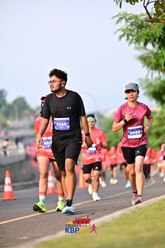 Race photo from CISANGKAN KBP CITY RUN 2025