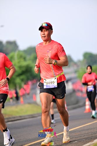 Race photo from CISANGKAN KBP CITY RUN 2025