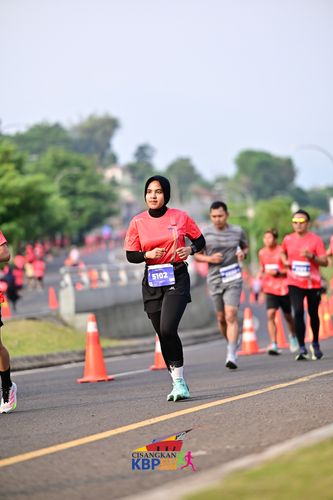 Race photo from CISANGKAN KBP CITY RUN 2025