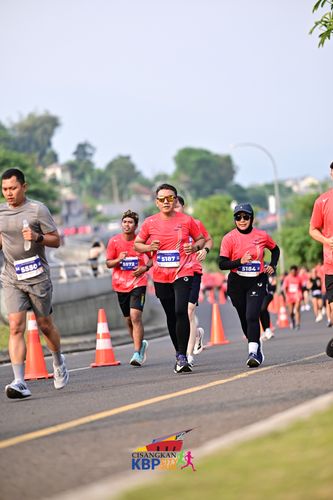 Race photo from CISANGKAN KBP CITY RUN 2025