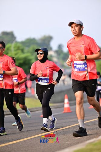 Race photo from CISANGKAN KBP CITY RUN 2025