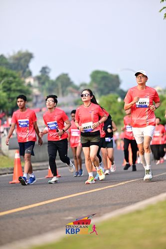 Race photo from CISANGKAN KBP CITY RUN 2025