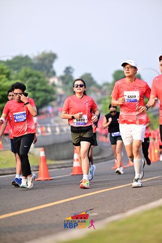 Race photo from CISANGKAN KBP CITY RUN 2025