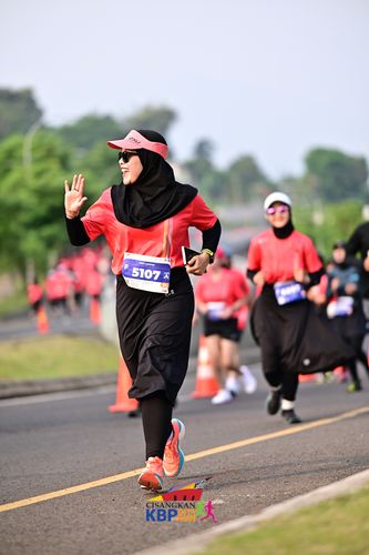 Race photo from CISANGKAN KBP CITY RUN 2025