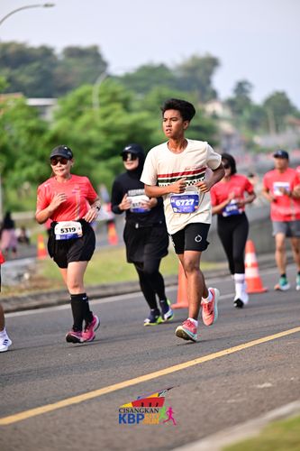 Race photo from CISANGKAN KBP CITY RUN 2025