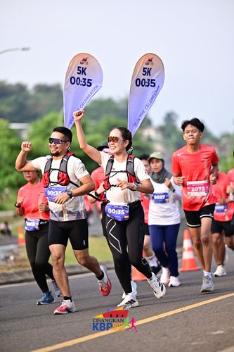 Race photo from CISANGKAN KBP CITY RUN 2025