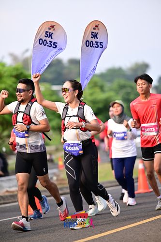 Race photo from CISANGKAN KBP CITY RUN 2025