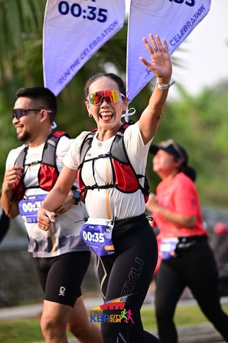 Race photo from CISANGKAN KBP CITY RUN 2025