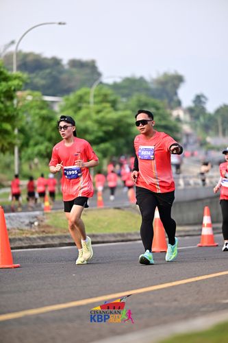 Race photo from CISANGKAN KBP CITY RUN 2025