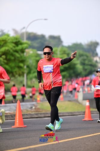 Race photo from CISANGKAN KBP CITY RUN 2025