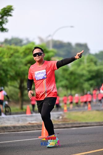 Race photo from CISANGKAN KBP CITY RUN 2025