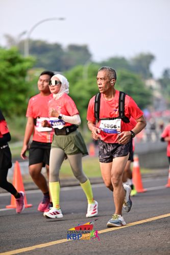Race photo from CISANGKAN KBP CITY RUN 2025