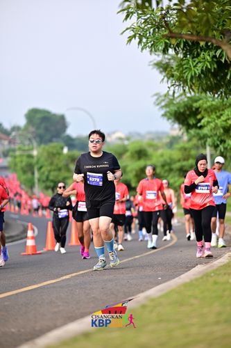 Race photo from CISANGKAN KBP CITY RUN 2025