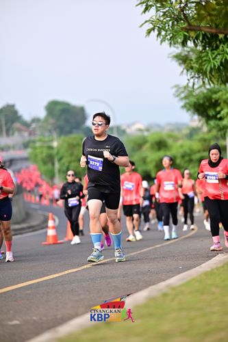 Race photo from CISANGKAN KBP CITY RUN 2025