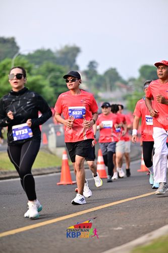Race photo from CISANGKAN KBP CITY RUN 2025