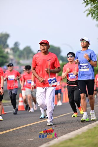 Race photo from CISANGKAN KBP CITY RUN 2025