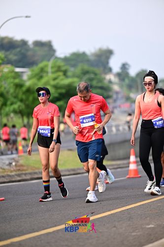 Race photo from CISANGKAN KBP CITY RUN 2025