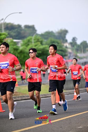 Race photo from CISANGKAN KBP CITY RUN 2025