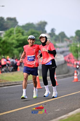 Race photo from CISANGKAN KBP CITY RUN 2025