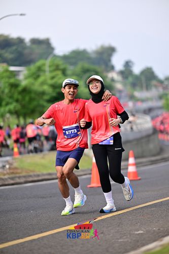 Race photo from CISANGKAN KBP CITY RUN 2025