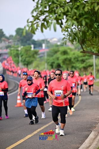 Race photo from CISANGKAN KBP CITY RUN 2025