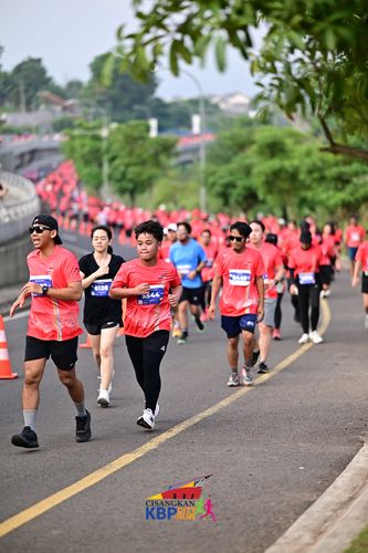 Race photo from CISANGKAN KBP CITY RUN 2025