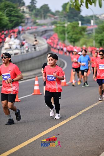 Race photo from CISANGKAN KBP CITY RUN 2025