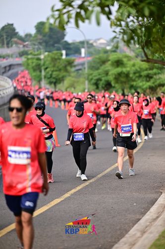 Race photo from CISANGKAN KBP CITY RUN 2025