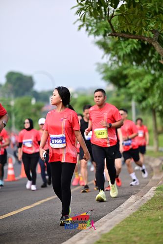 Race photo from CISANGKAN KBP CITY RUN 2025