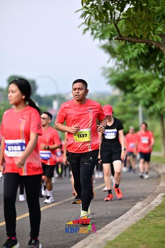 Race photo from CISANGKAN KBP CITY RUN 2025