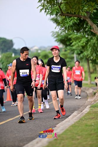 Race photo from CISANGKAN KBP CITY RUN 2025