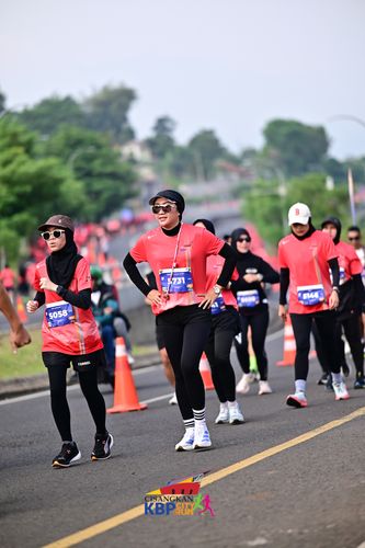 Race photo from CISANGKAN KBP CITY RUN 2025