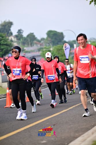 Race photo from CISANGKAN KBP CITY RUN 2025