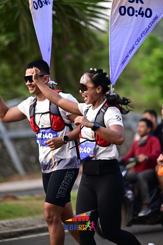Race photo from CISANGKAN KBP CITY RUN 2025