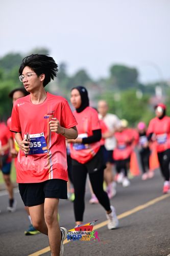 Race photo from CISANGKAN KBP CITY RUN 2025