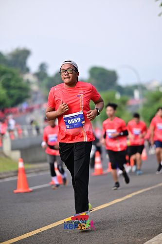 Race photo from CISANGKAN KBP CITY RUN 2025