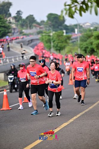 Race photo from CISANGKAN KBP CITY RUN 2025