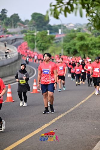 Race photo from CISANGKAN KBP CITY RUN 2025