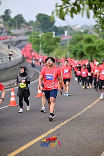 Race photo from CISANGKAN KBP CITY RUN 2025