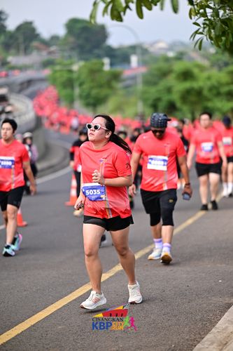 Race photo from CISANGKAN KBP CITY RUN 2025