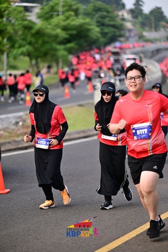 Race photo from CISANGKAN KBP CITY RUN 2025