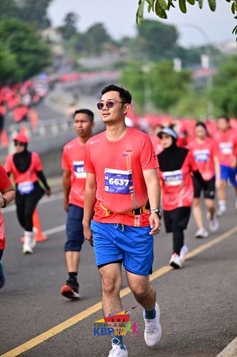 Race photo from CISANGKAN KBP CITY RUN 2025