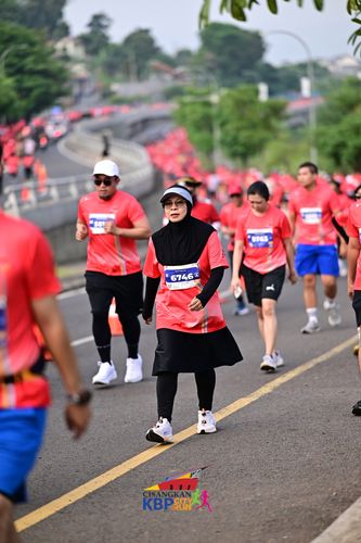 Race photo from CISANGKAN KBP CITY RUN 2025