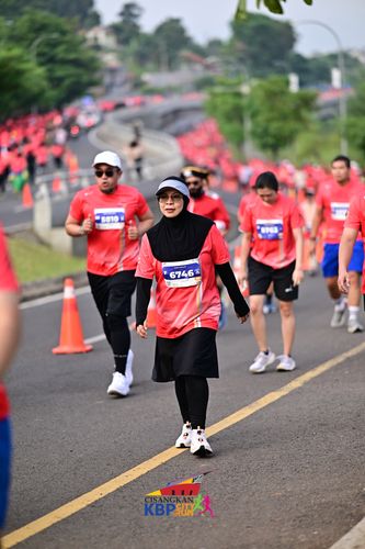 Race photo from CISANGKAN KBP CITY RUN 2025