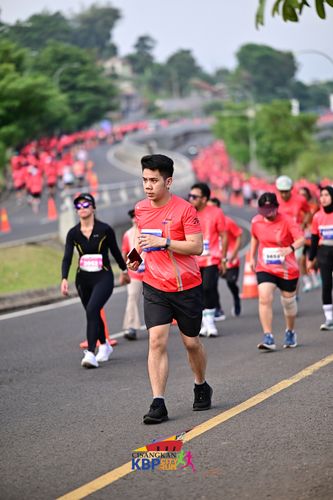 Race photo from CISANGKAN KBP CITY RUN 2025